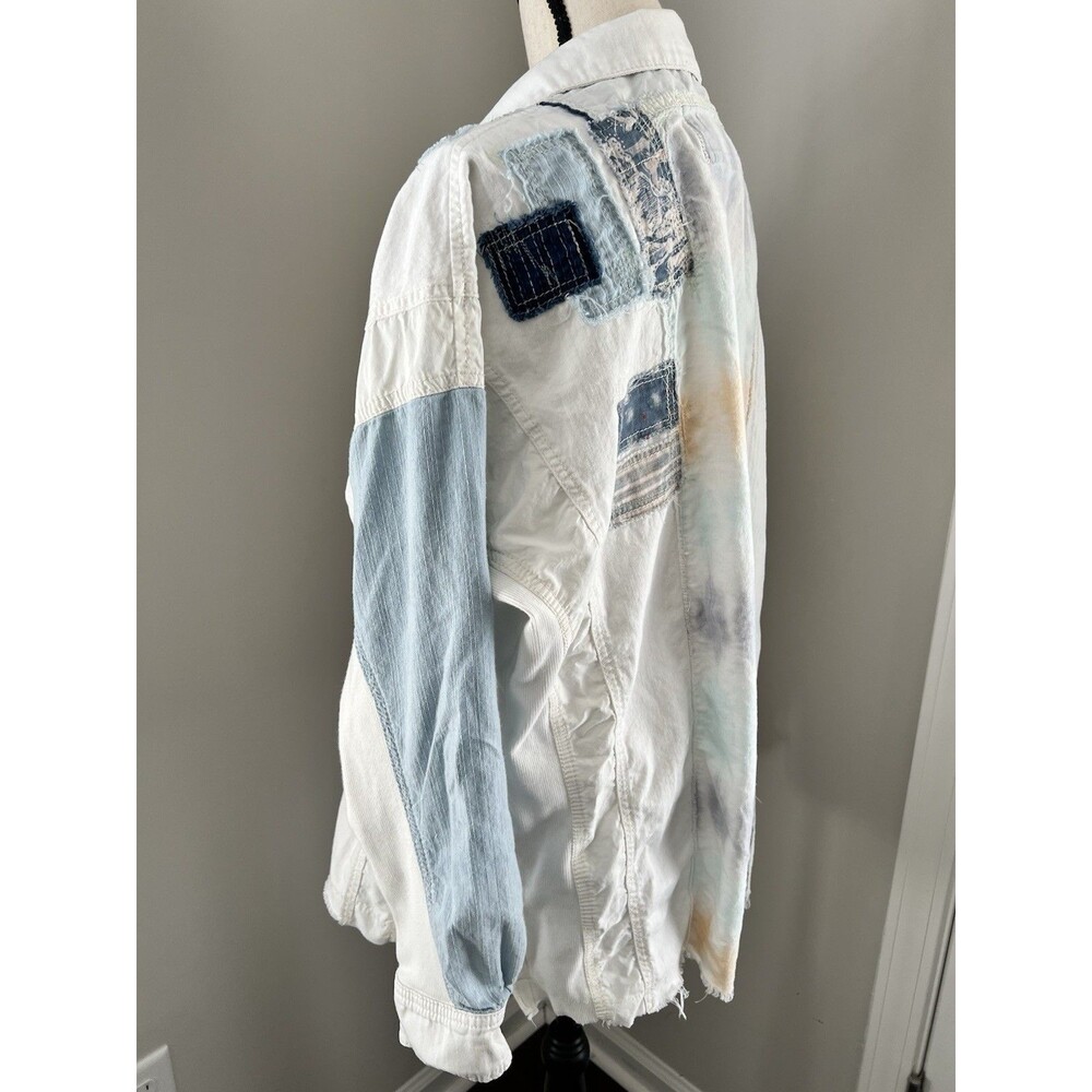 Free People Costa Ballena Patchwork Button Up Shi… - image 10